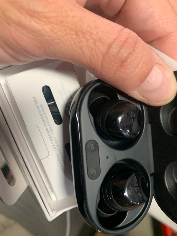Photo 1 of (POWER TESTED) (UNABLE TEST FURTHER) SAMSUNG Galaxy Buds Plus, True Wireless Earbuds Bluetooth 5.0 (Wireless Charging Case Included), Black – US Version