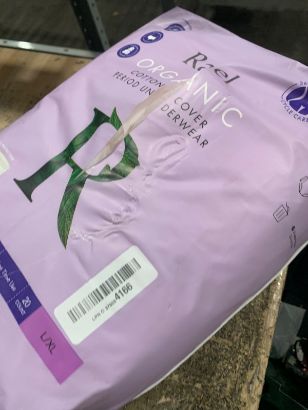 Photo 1 of Rael Disposable Underwear for Women, Organic Cotton Cover - Postpartum Essentials, Leak Locker, Unscented, Maximum Coverage (Size L-XL, 20 Count)