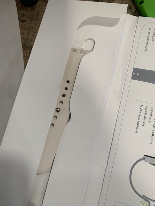Photo 1 of Apple Watch SE (2nd Gen) [GPS 40mm] Smartwatch with Starlight Aluminum Case with Starlight Sport Band S/M. Fitness and Sleep Trackers, Crash Detection, Heart Rate Monitor, Retina Display