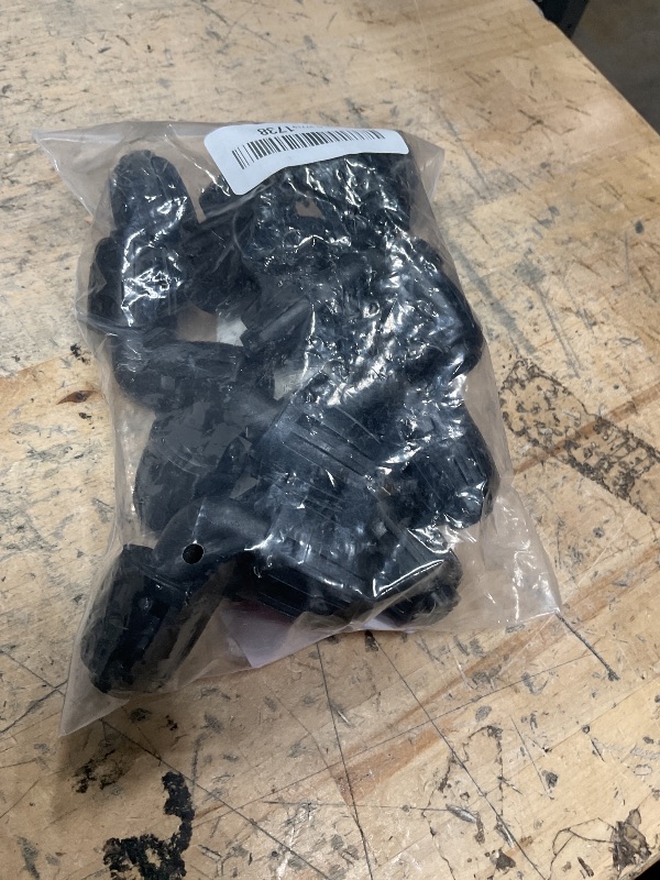 Photo 1 of 10 Pack 1/2 Inch Drip Irrigation Fittings Elbow Connectors for 1/2 Inch Drip Irrigation Tubing (1/2" ID x 0.60"-0.65" OD), Anti-Leak 1/2" Drip Line Barbed Connector for Most 1/2" Tubing