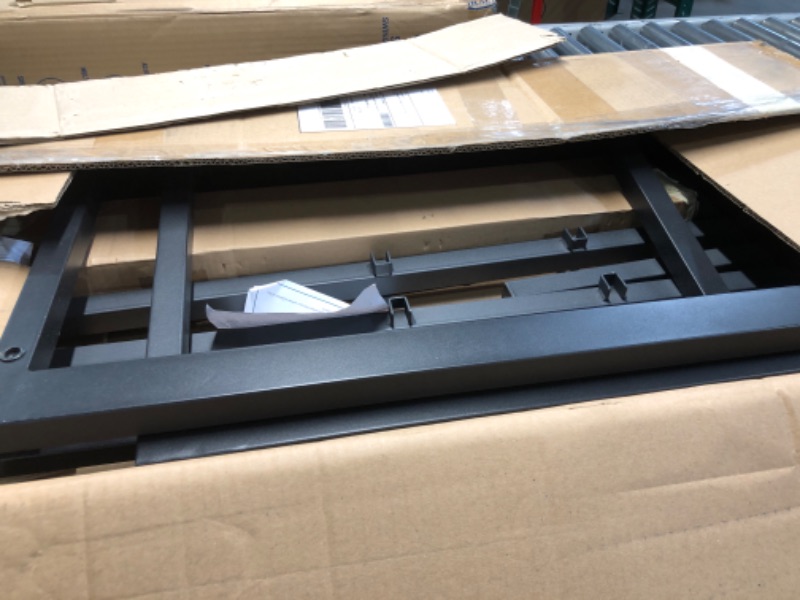 Photo 1 of (Incomplete)(sold for parts)Olee Sleep 14 Inch Heavy Duty Steel Slat Anti-Slip Support, Easy Assembly Platform Bed Frame, Noise Free Steel Mattress Foundation,