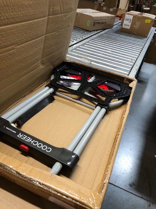 Photo 1 of ***(BROKEN HANDLE)***'
254 LBS Aluminum Folding Hand Trucks, Foldable Dolly Cart for Moving Heavy Loads, Collapsible Dolly Convertible Hand Truck Dolley Portable and Durable.