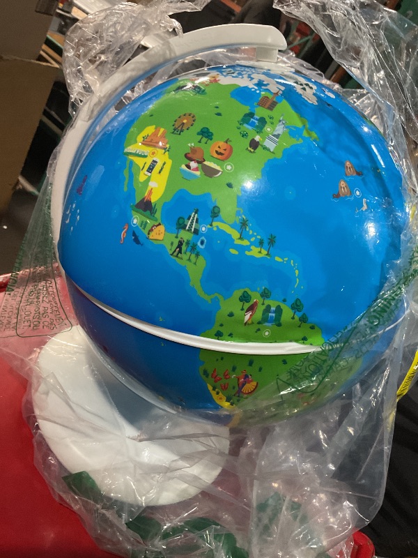 Photo 1 of (Used)((see images)PlayShifu Educational Globe for Kids - Orboot Earth (Globe + App) Interactive AR World Globe 400 Wonders