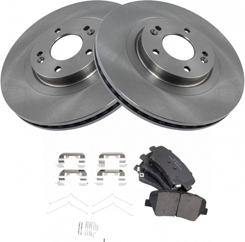 Photo 1 of  
 Front Brake Pad & Rotor Kit Brake Pads Brake Rotor Ceramic