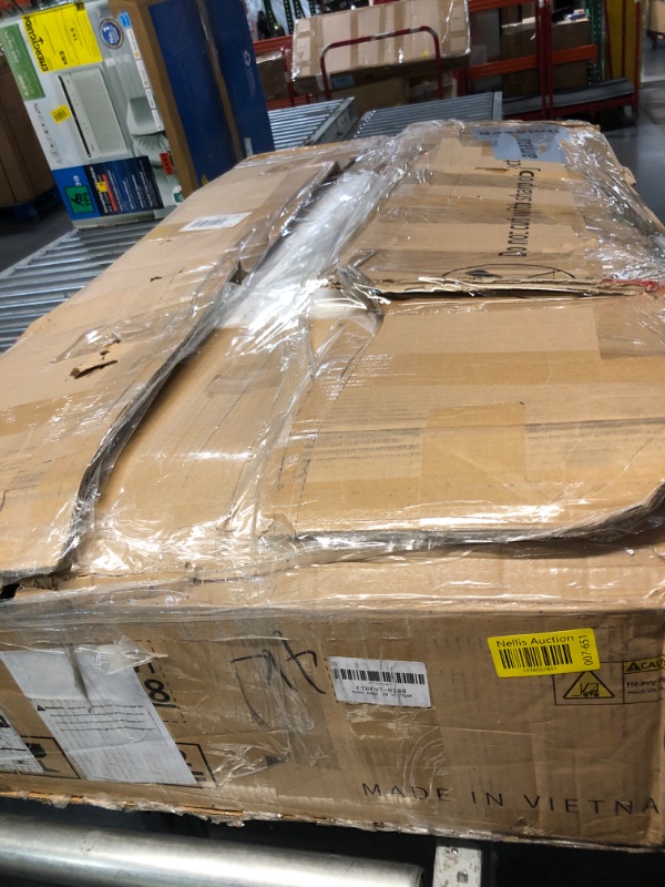 Photo 1 of YITAHOME Vanity Desk Set, 10-Drawer Glass Top Vanity with LED Light Strip & Extra-Large Mirror, Power Hub & Hair Dryer Rack, 3-Color Modes Adjustable, Storage Bench