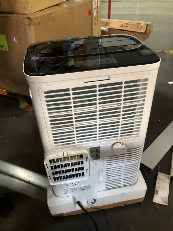 Photo 1 of ***DAMAGED - PANELS BULGING - POWERS ON - UNABLE TO TEST FURTHER***
14000 BTU Portable Air Conditioners with Heat Mode, Remote Control, 4-in-1 Free Stand Smart Cooling AC Unit with Heater, Dehumidifier, Fan, Cools Room up to 700 sq.ft,Auto Swing,Timer,Bla