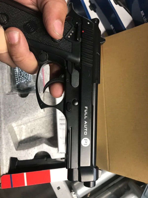 Photo 1 of ***(PARTS ONLY/ NON REFUNDABLE/ NO RETURNS OR REFUNDS)***
Crosman CFAMP1L Full Auto P1 CO2-Powered BB Air Pistol With Laser Sight (Class II <1 mW)
