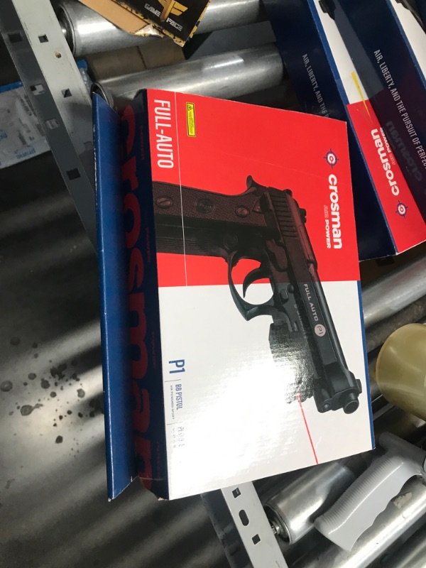 Photo 1 of ***(PARTS ONLY/ NON REFUNDABLE/ NO RETURNS OR REFUNDS)***
Crosman CFAMP1L Full Auto P1 CO2-Powered BB Air Pistol With Laser Sight (Class II <1 mW)