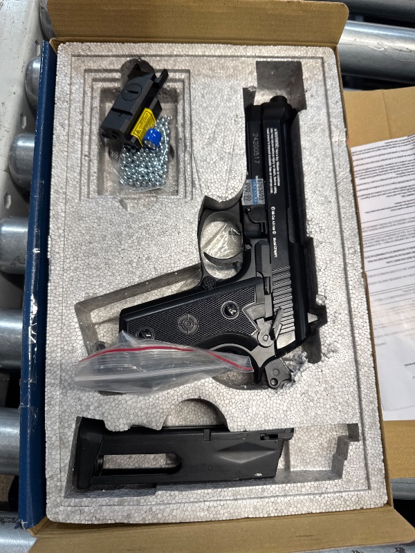 Photo 1 of ***(PARTS ONLY/ NON REFUNDABLE/ NO RETURNS OR REFUNDS)***
Crosman CFAMP1L Full Auto P1 CO2-Powered BB Air Pistol With Laser Sight (Class II <1 mW)