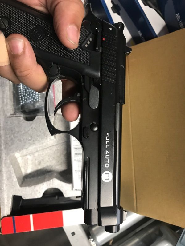 Photo 1 of ***(PARTS ONLY/ NON REFUNDABLE/ NO RETURNS OR REFUNDS)***
Crosman CFAMP1L Full Auto P1 CO2-Powered BB Air Pistol With Laser Sight (Class II <1 mW)