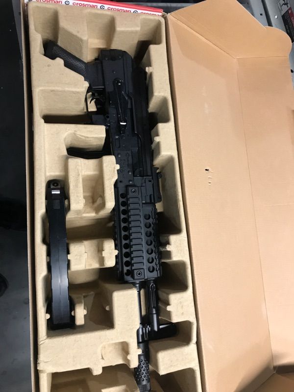 Photo 1 of (MAGAZINE BROKEN) Crosman Full AUTO AK1 4.5MM 28RD BLK
