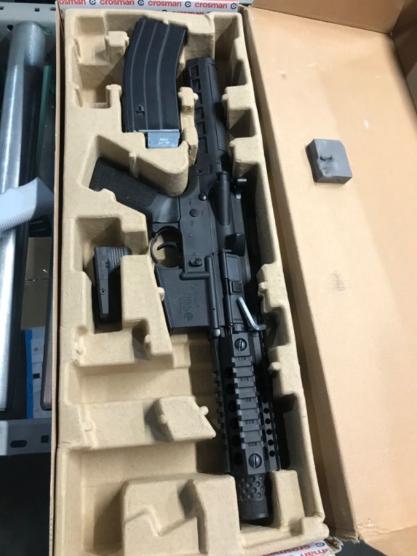 Photo 1 of (MAGAZINE BROKEN) Crosman A4 Pistol (Black) CO2 Powered, Full Auto BB Air Pistol