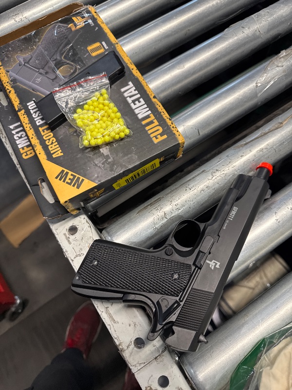Photo 1 of ***NONREFUNDABLE**FOR PARTS ONLY**
Game Face APGFM311 Full Metal GFM311 Spring-Powered Airsoft BB Pistol
