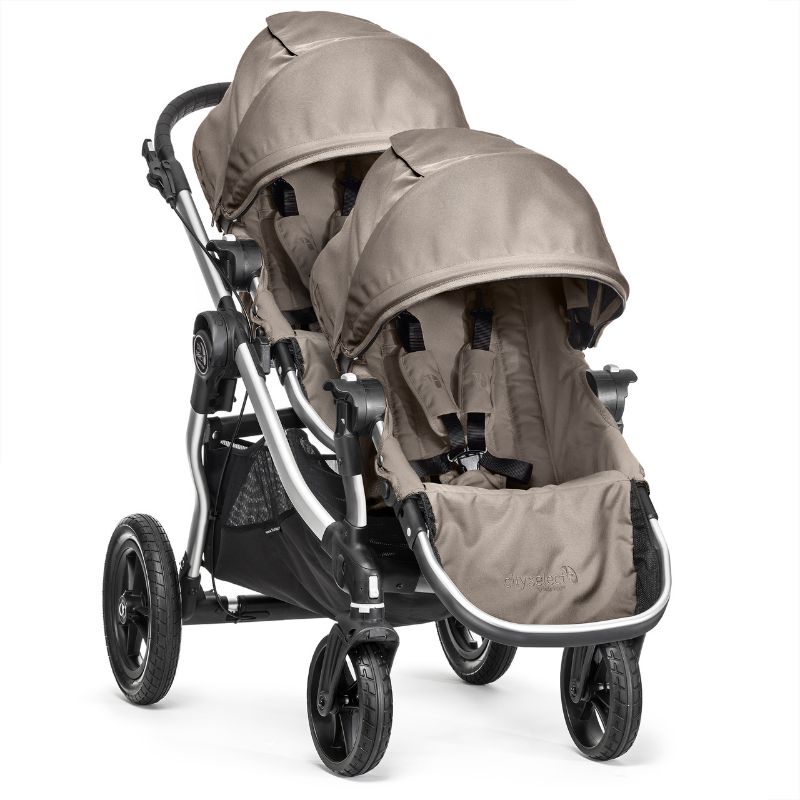 Photo 1 of ***HEAVILY USED - INCOMPLETE - SEE COMMENTS***
Baby Jogger City Select Double Stroller in Quartz, Foldable Compact Baby Stroller