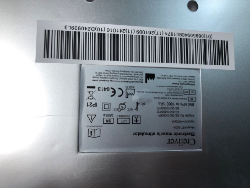 Photo 1 of ***USED AND DIRTY - POWERS ON - UNABLE TO TEST FURTHER***
Creliver EMS Foot Massager for Neuropathy Pain Relief, TENS Unit Nerve Muscle Stimulator with Electrode Pads, Foot Circulation Stimulator for Feet Legs Health, HSA FSA Eligible Items Only List