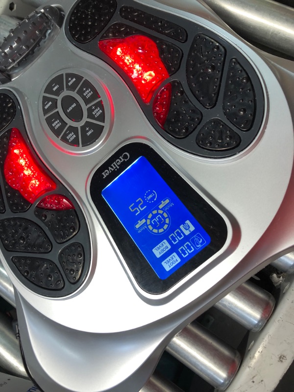 Photo 1 of ***USED AND DIRTY - POWERS ON - UNABLE TO TEST FURTHER***
Creliver EMS Foot Massager for Neuropathy Pain Relief, TENS Unit Nerve Muscle Stimulator with Electrode Pads, Foot Circulation Stimulator for Feet Legs Health, HSA FSA Eligible Items Only List