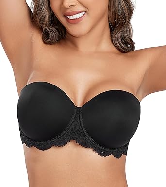 Photo 1 of Women's Plus Size Bra Full Figure Underwire Contour Beauty Back Lace Multiway Strapless Bra 40DD/E