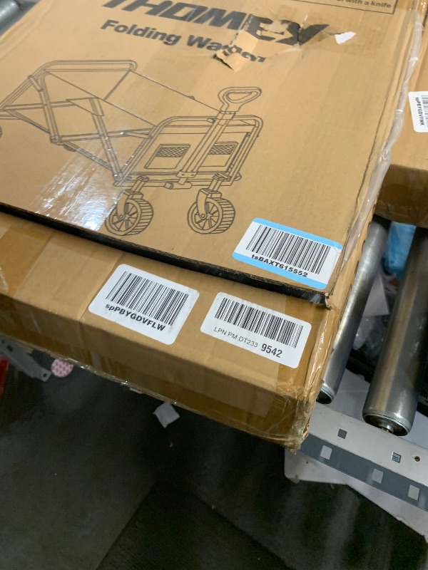 Photo 1 of  Small Collapsible Folding Black Pull Wagon Carts Foldable,for Apartment,Grocery,Travel,Camping, Shopping & Outdoor,


