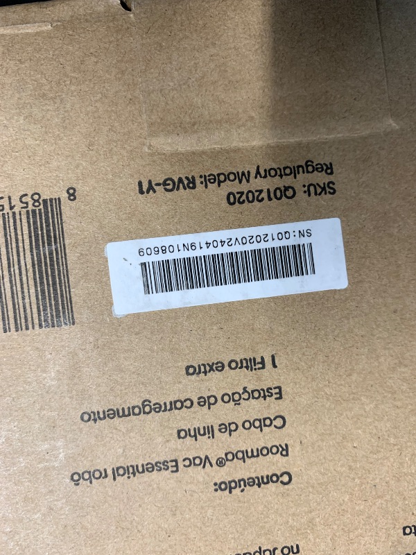 Photo 1 of ***PARTS ONLY ITEM*** iRobot Roomba Vac Robot Vacuum (Q0120) - Easy to use, Power-Lifting Suction, Multi-Surface Cleaning, Smart Navigation Cleans in Neat Rows, Self-Charging, Alexa