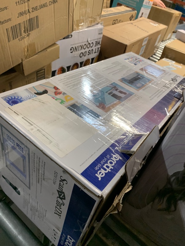 Photo 1 of (missing pieces) Brother ScanNCut SDX125E Electronic DIY Cutting Machine with Scanner, Make Custom Stickers
