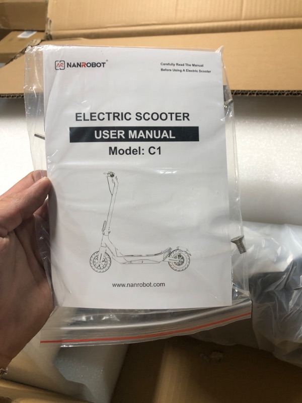 Photo 1 of ***FACTORY SEALED OPENED FOR INSPECTION***Electric Scooter 500 W Motor E Bike UL2272 Safety Certification 24.8 MPH 28 Miles 10" Off Road Tire Foldable Commuting Scooter for Adults Electric Bike High capcaity Battery