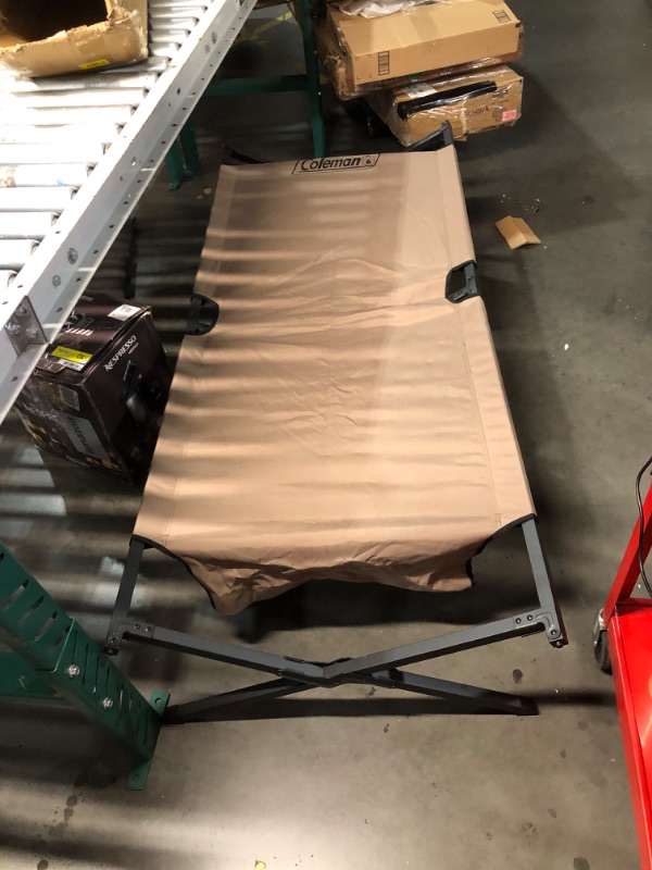 Photo 1 of ***MAJOR DAMAGE - MISSING PARTS - SEE COMMENTS***
Coleman Trailhead II Folding Cot, Camping Bed with Easy Setup & Takedown, Supports Adults up to 6ft 2in or 300lbs