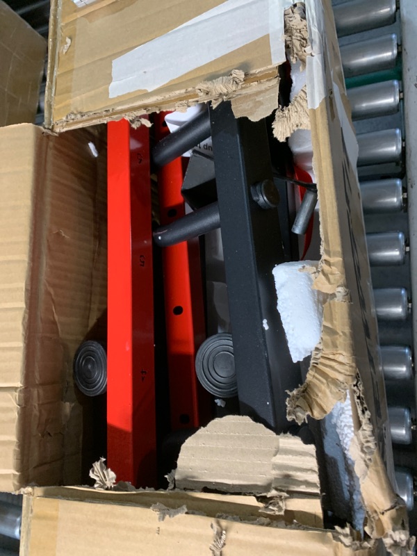 Photo 1 of ONETWOFIT Foldable Power Tower Pull Up Bar Station, Multi-Function Adjustable Height Dip Station for Home Gym Workout, Strength Training Fitness Equipment, Pull Up Stand 360LBS