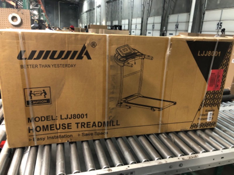Photo 1 of ***FACTORY SEALED*** LIJIUJIA Treadmill for Home, 3.0 HP Treadmill with Incline, Heart Rate Sensors, Digital Display for Walking, Running, and Indoor Fitness Workouts