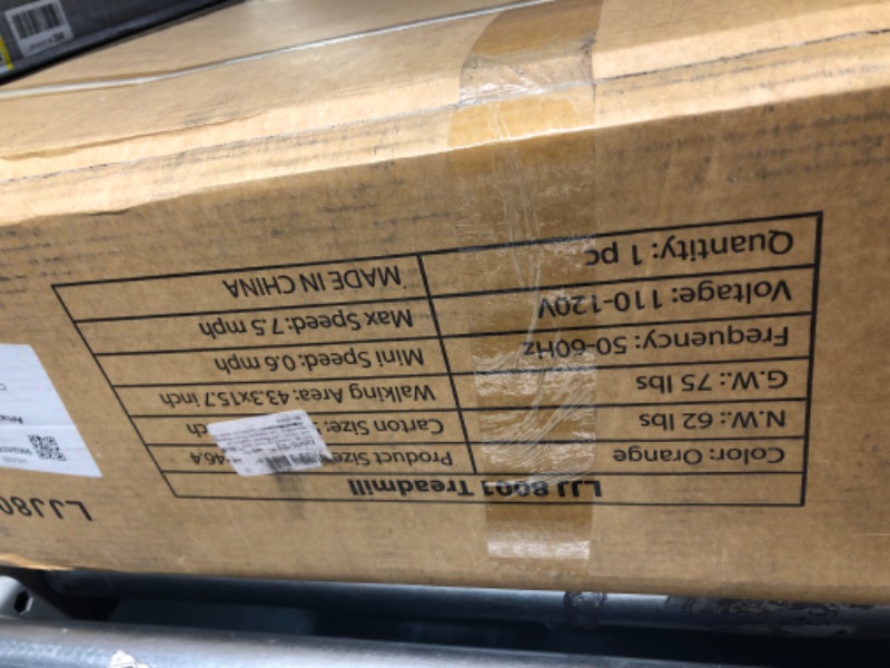 Photo 1 of ***FACTORY SEALED*** LIJIUJIA Treadmill for Home, 3.0 HP Treadmill with Incline, Heart Rate Sensors, Digital Display for Walking, Running, and Indoor Fitness Workouts