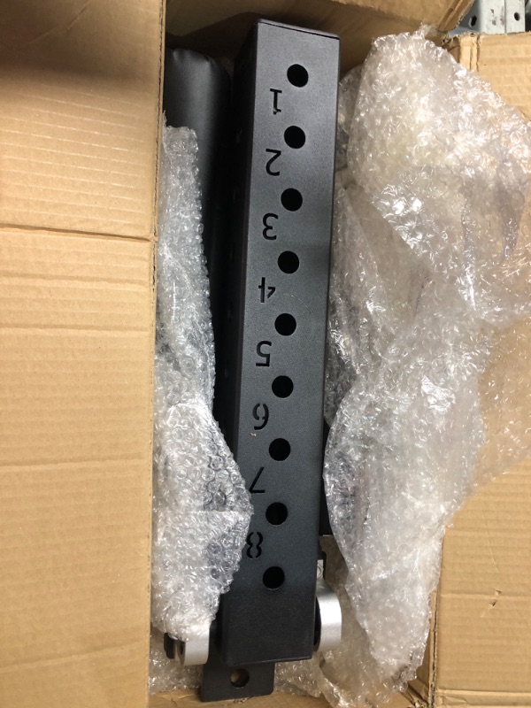 Photo 1 of Power Rack Mounted Leg Extension and Curl Machine Fit for 5/8in(16mm) Aperture, Seated Leg Extension Attachment for Home Gym, Leg Extensions Fitness Equipment for Leg Muscle Training