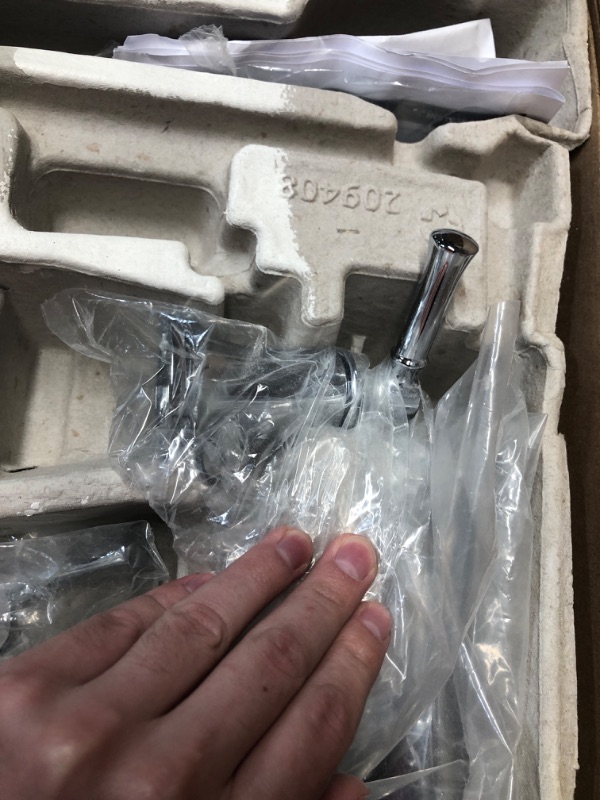 Photo 1 of ***PARTS ONLY***Moen T683 Dartmoor two-handle high arc roman tub faucet, Chrome, 1