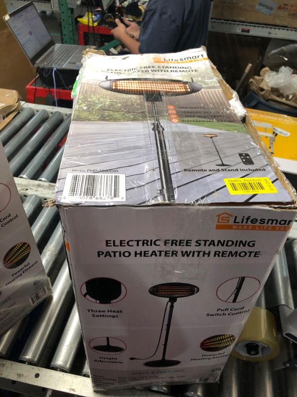Photo 1 of ** (PARTS) Lifesmart Freestanding Patio Infrared Heater with Remote

