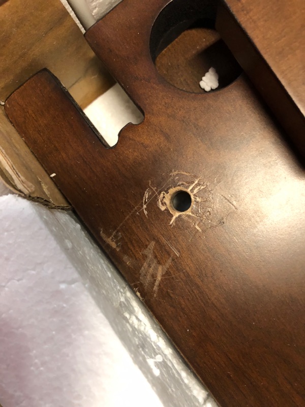Photo 1 of ***DAMAGED - SEE COMMENTS***
Crosley Furniture Soho Record Player Stand, Media Console with Vinyl Storage, Modern Home Organizer, Mahogany