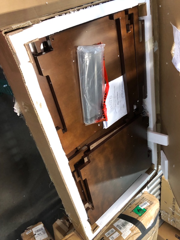 Photo 1 of ***DAMAGED - SEE COMMENTS***
Crosley Furniture Soho Record Player Stand, Media Console with Vinyl Storage, Modern Home Organizer, Mahogany