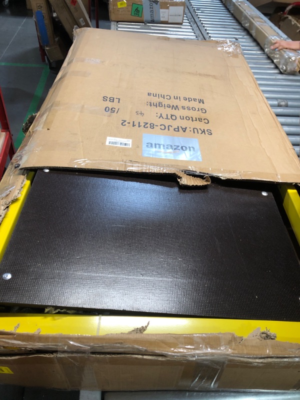 Photo 1 of APARECIUM Aluminum Scaffold Tower, Multipurpose Rolling Scaffolding Work Platform, Utility Scaffolding Tower, Adjustable Work Platform with Hatch Deck and Guard Rail, 500 Lbs Duty Rate