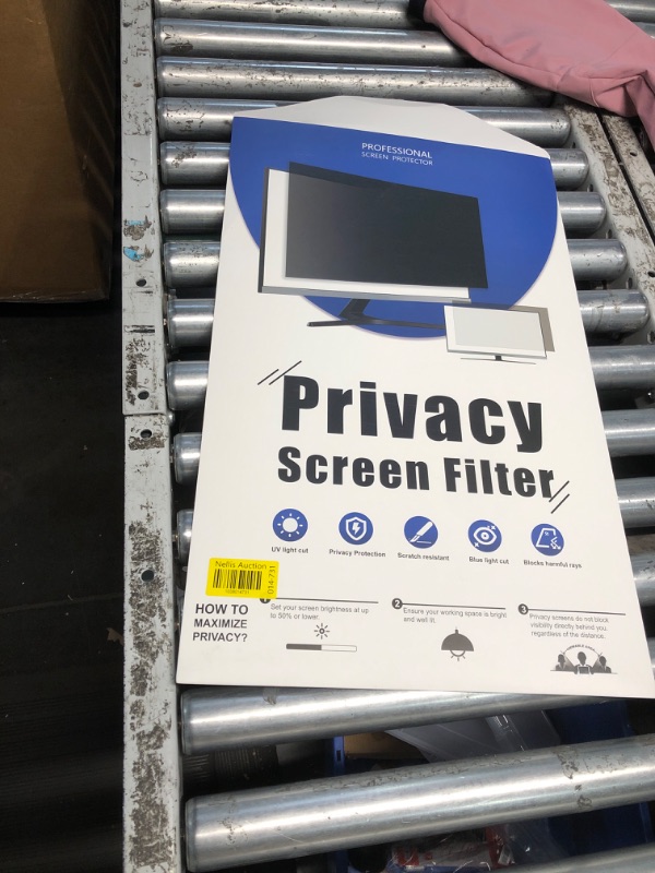 Photo 1 of [2 Pack] 27 Inch Computer Privacy Screen for 16:9 Aspect Ratio Widescreen Monitor, Eye Protection Anti Glare Blue Light Computer Monitor Privacy Filter, Removable Anti-Scratch 27in Protector Film