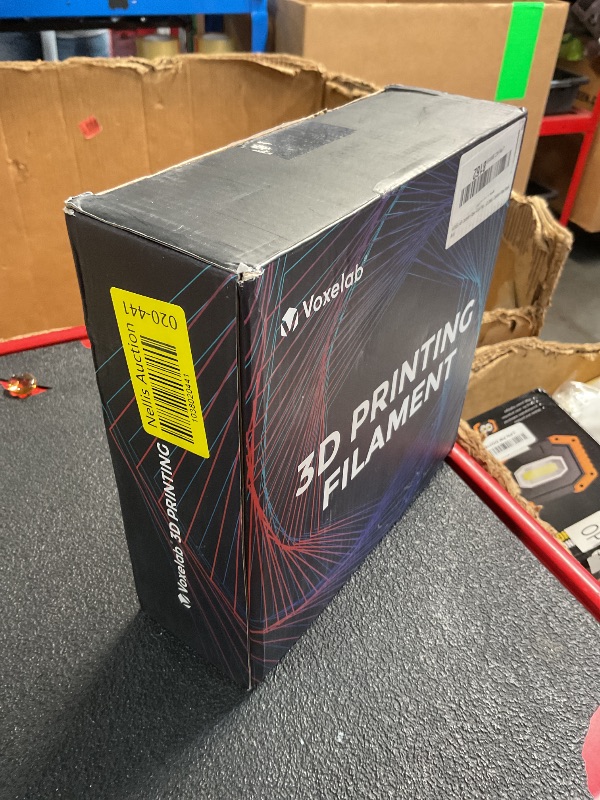 Photo 1 of **Holder has minor dent, unsure if product has been used, see photo**VOXELAB Carbon Fiber ASA Filament 1.75mm,UV/Rain/Heat Resistant Tough 3D Printer Filament, ASA CF Great for Printing Outdoor Functional Mechanical Parts, 1kg Spool (2.2lbs), Carbon Fiber