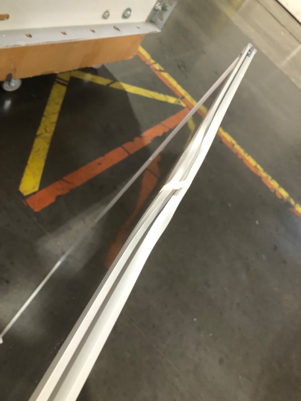 Photo 1 of ***USED - MAJOR DAMAGE - MISSING HARDWARE - SEE PICTURES***
DexBoard 72 x 40 inch Large Magnetic Whiteboard with Pen Tray, Wall-Mounted Aluminum Dry Erase Board Message Presentation White Board for Office Home and School