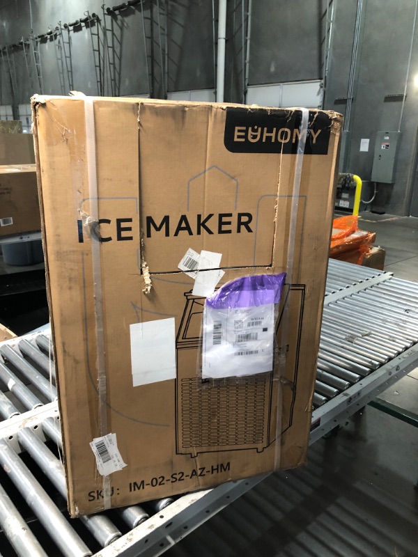 Photo 1 of EUHOMY Commercial Ice Maker Machine, 200lbs Daily Output, Under Counter ice Machine with 65lbs Ice Storage Capacity, Perfect for Home/Bar/Restaurant/Outdoor Activities(Stainless Steel)