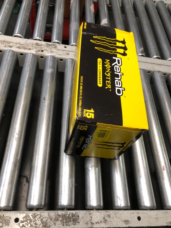Photo 1 of ***Nonrefundable*** Monster Energy Rehab Tea + Lemonade + Energy, Energy Iced Tea, Energy Drink 15.5 Ounce (Pack of 15)