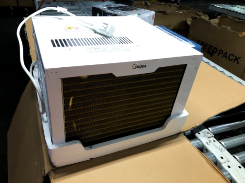 Photo 1 of ***HEAVILY USED AND DIRTY - INCOMPLETE - UNABLE TO TEST - SEE PICTURES***
Midea MAW08HV1CWT EasyCool Smart Inverter Air Conditioner Window Unit with Heat, 8,000 BTU, White