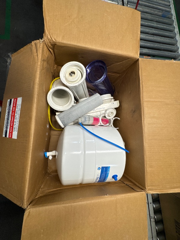 Photo 1 of **Prev used
iSpring RCC7AK, NSF Certified, 75 GPD, Alkaline 6-Stage Reverse Osmosis System, pH+ Remineralization RO Water Filter System Under Sink, Patented Top-Mounted Faucet Design for Easy Installation