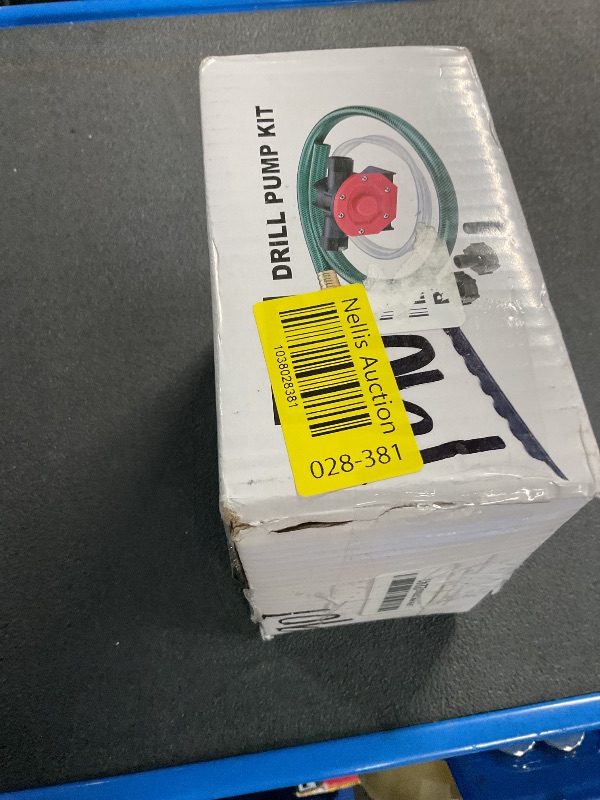 Photo 1 of EXTRAUP Portable Self Priming Mini Hand Drill Water Transfer Pump Kit with Suction and Discharge Hose for Water Oil Fluid Transfer