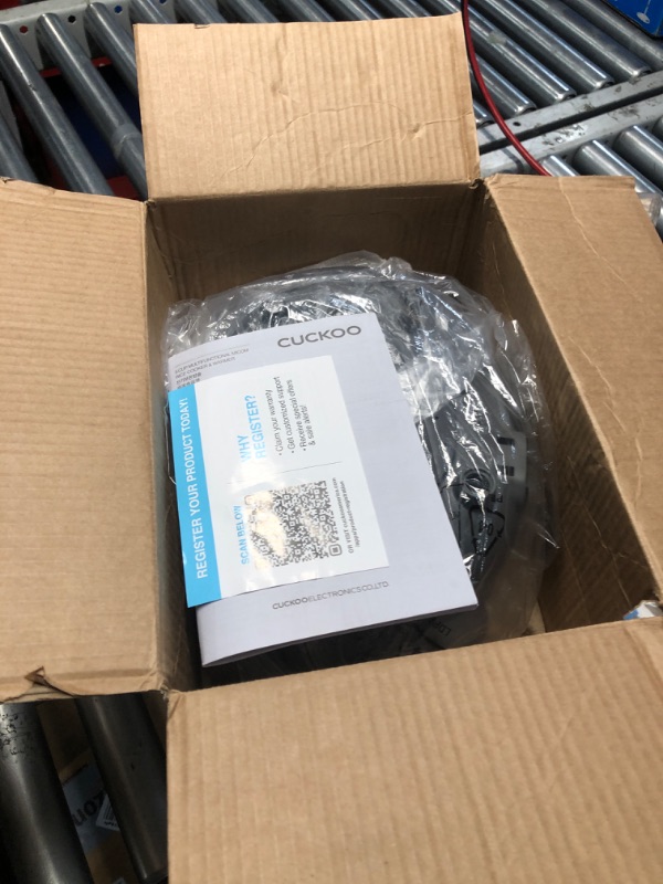 Photo 1 of CUCKOO Rice Cooker 3 Cup Uncooked / 6 Cup Cooked, Modern Fuzzy Logic Rice Cooker Small with Delay Timer & Keep Warm Setting, One-Touch Auto Clean Mode, Non-Stick Inner Pot, Gray (CR-0375FG)