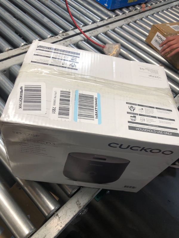 Photo 1 of CUCKOO Rice Cooker 3 Cup Uncooked / 6 Cup Cooked, Modern Fuzzy Logic Rice Cooker Small with Delay Timer & Keep Warm Setting, One-Touch Auto Clean Mode, Non-Stick Inner Pot, Gray (CR-0375FG)