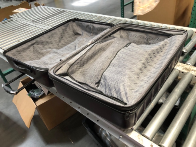 Photo 1 of ***DAMAGED - HANDLE WON'T COLLAPSE***
Samsonite Omni 2 Hardside Expandable Luggage with Spinner Wheels, Checked-Large 28-Inch, Purple