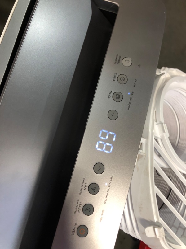 Photo 1 of ***USED - NO PACKAGING - POWERS ON - UNABLE TO TEST FURTHER - MISSING REMOTE - SEE PICTURES***
Whynter Inverter Portable Air Conditioner 14,000 BTU with Dual Hose, Dehumidifier, Cooling Fan & Smart Wi-Fi for 600 Sq Ft Rooms, NEX ARC-1230WN (12,000 SACC), 