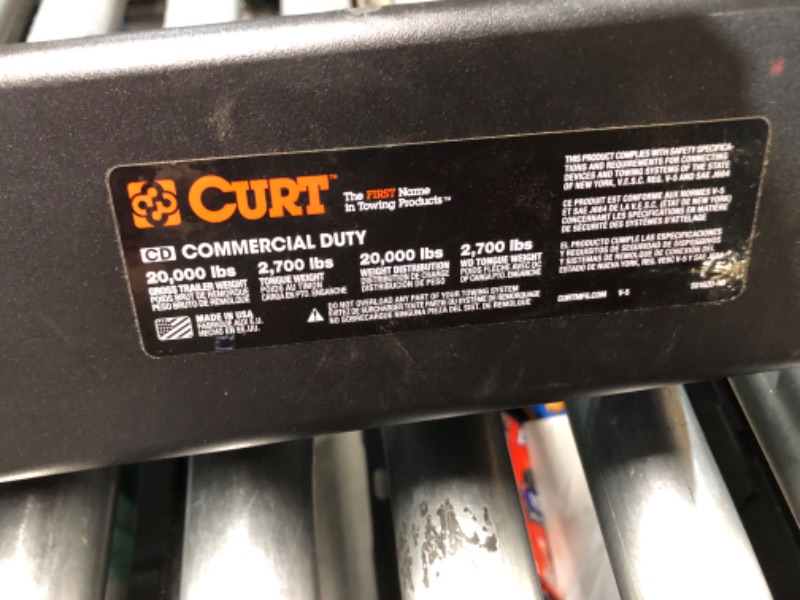 Photo 1 of (please see all images) CURT 15800 Commercial Duty Class 5 Trailer Hitch, 2-1/2-Inch Receiver, Compatible with Select Chevrolet Silverado, GMC Sierra, Dodge, Ram Trucks