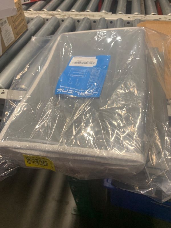 Photo 1 of (MISSING HOOKS) JARLINK Over The Door Organizer Storage, 5 Shelf Hanging Door Organizer with 5 Large Capacity Pockets, Anti Tilt 44 lb Load Behind Door Storage for Bedroom, Bathroom, Pantry, Nursery, (Grey)