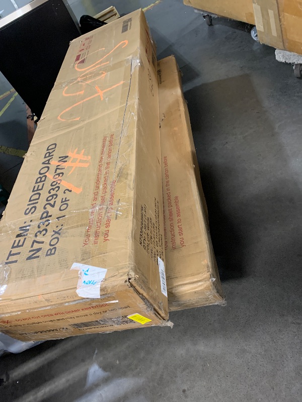 Photo 1 of (MISSING HARDWARE) ***STOCK PHOTO REFERENCE ONLY***KEIKI Queen Size Wall Murphy Bed, Pine Wood Cabinet with Hidden Foldable Bed & Desk, Gas Strut Support for Guest Room, Bedroom, or Living Room, White